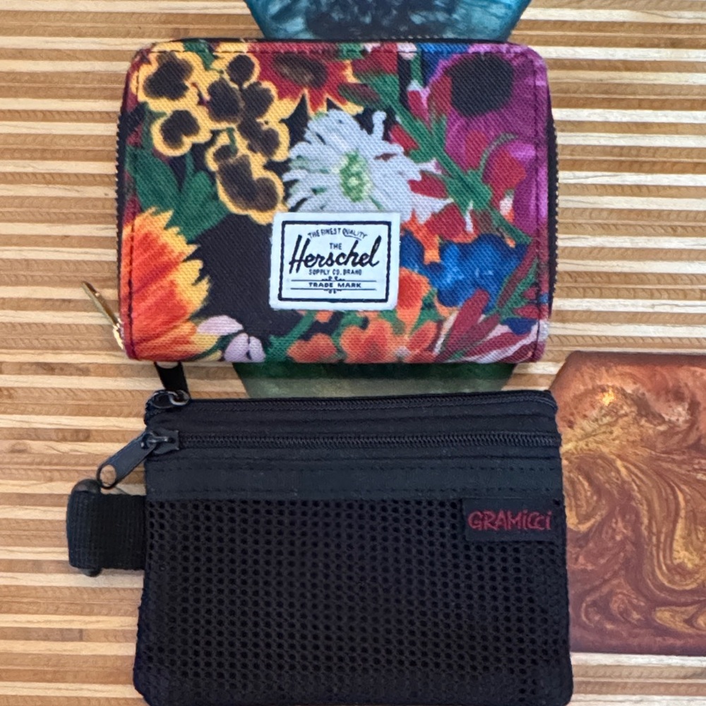 Herschel and Gramicci small wallets